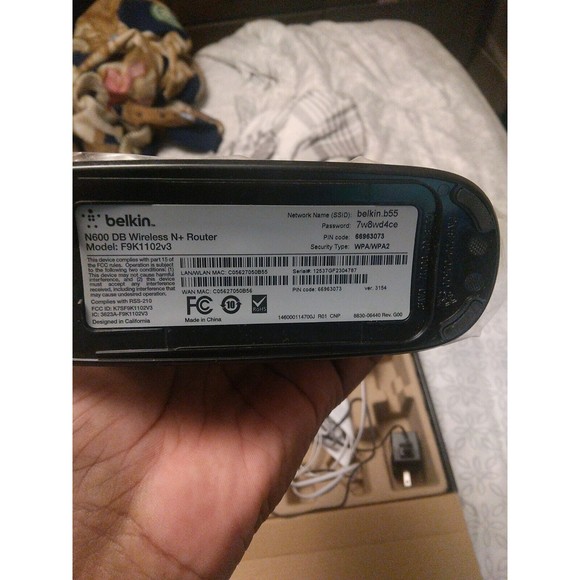 Belkin N600 DB Wi-Fi Dual Band N+ Wireless Router 300 Mbps NIB - Picture 5 of 6